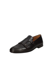 Rossano Bisconti 464-07 Mocassino due fibbie in pelle Testa Moro