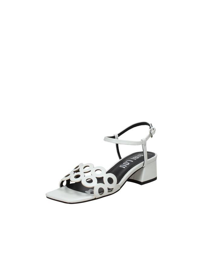 Bibi Lou 628z10vk Sandalo con tacco medio in pelle Bianco