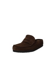 Birkenstock Naples.1031701 Sabot stile mocassino in camoscio Testa Moro