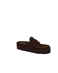 Birkenstock Naples.1031701 Sabot stile mocassino in camoscio Testa Moro