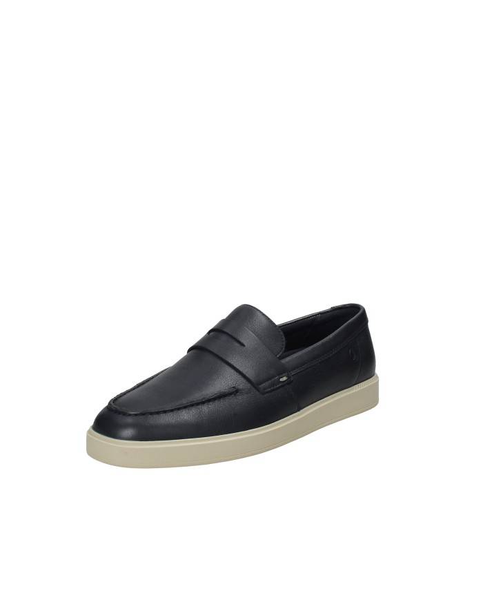 Clarks Lockford easy.26186192 Mocassino da uomo in gomma e pelle Blu