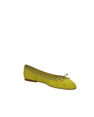 Il Borgo Firenze g714 Ballerina con fiocco in camoscio Verde Lime