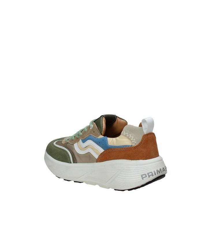 Prima Base 51452 Sneakers da uomo in camoscio e pelle Verde