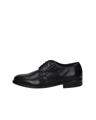Pawelk's 22202 Stringate da uomo Derby in pelle Nero