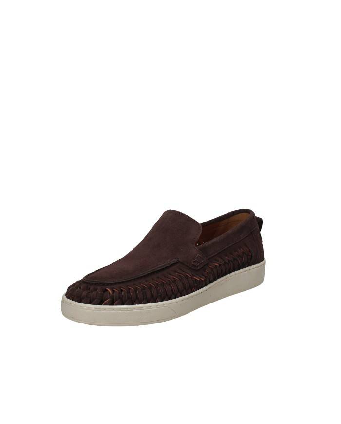 Pawelk's Y006 Mocassino estivo da uomo in camoscio Testa Moro