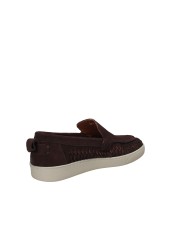 Pawelk's Y006 Mocassino estivo da uomo in camoscio Testa Moro