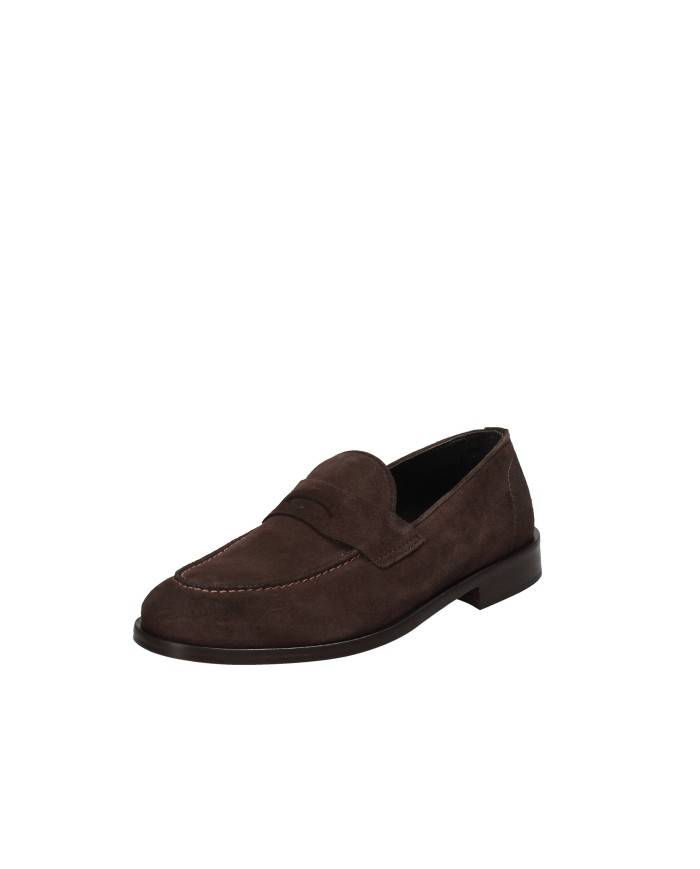 Pawelk's 26142 Mocassino classico in camoscio Testa Moro