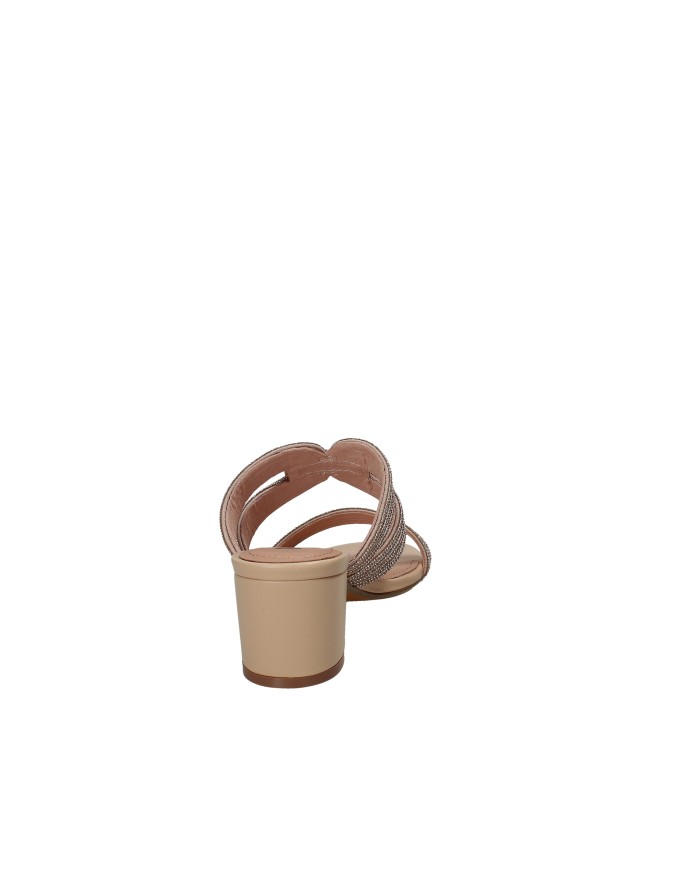 Bibi Lou 940z00hg Sandalo scalzato in pelle e strass Nude