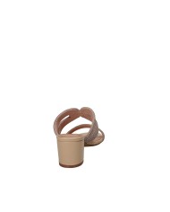 Bibi Lou 940z00hg Sandalo scalzato in pelle e strass Nude