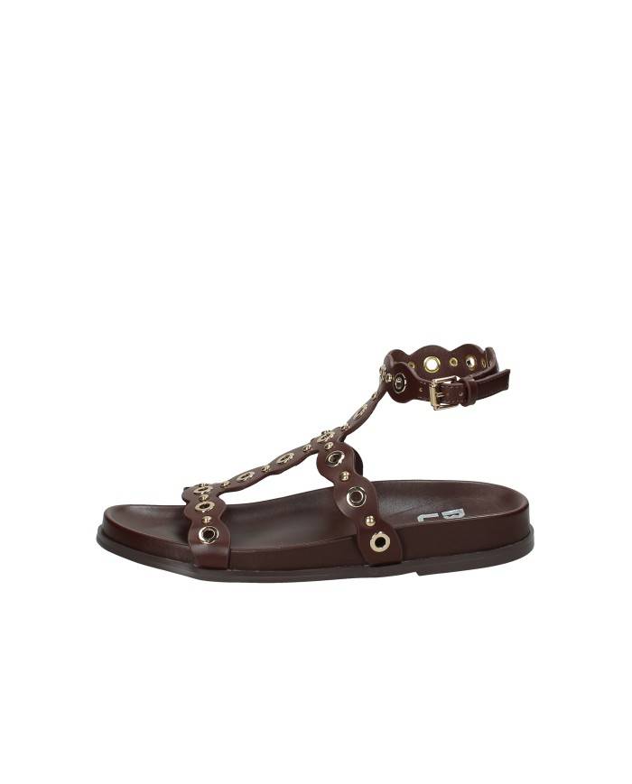 Bibi Lou 949z80hg Sandalo basso con plateau in pelle Testa Moro