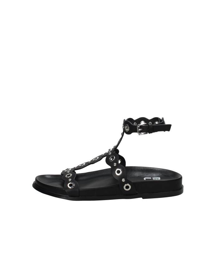 Bibi Lou 949z80hg Sandalo basso con plateau in pelle Nero