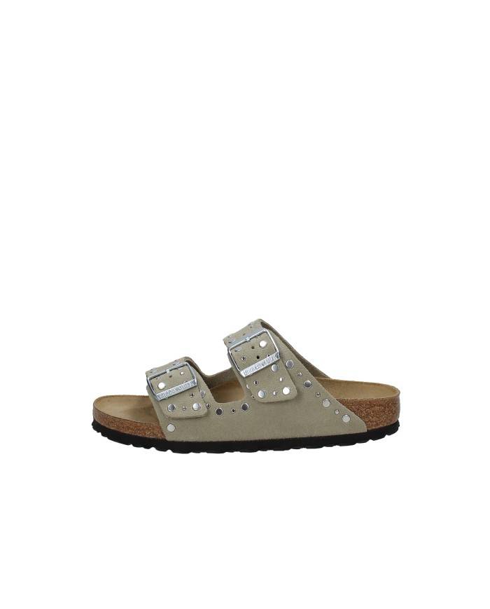 Birkenstock Arizona Rivet.1029390 Sandalo due fasce Arizona in camoscio Taupe