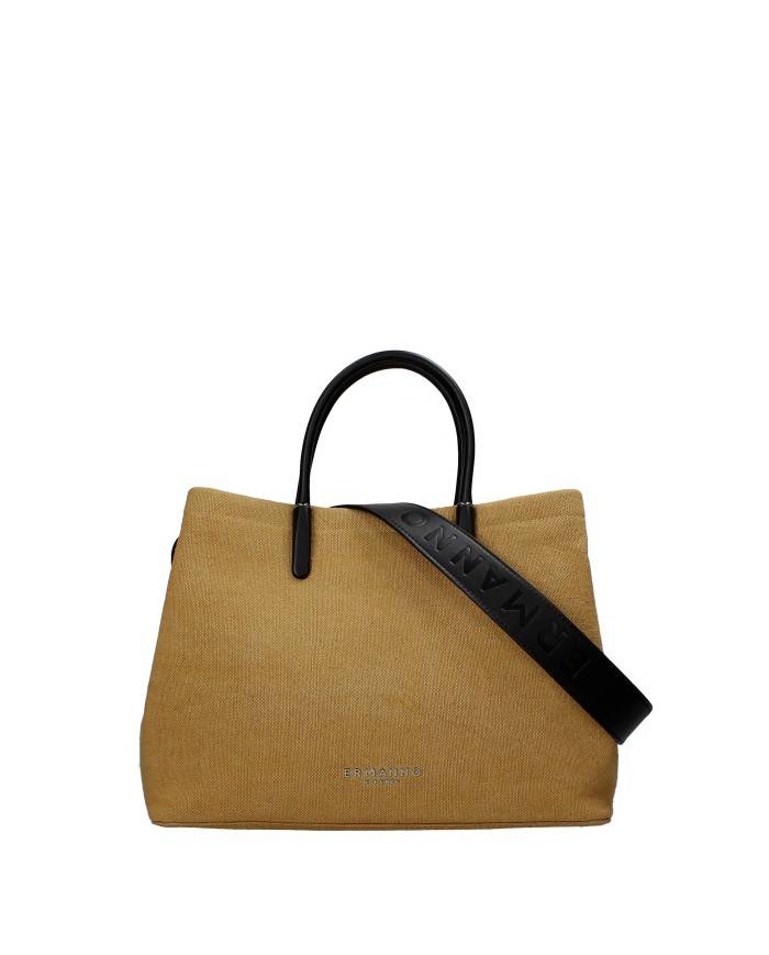 Ermanno Scervino 12402092 Borsa a spalla e a tracolla in tessuto Sabbia