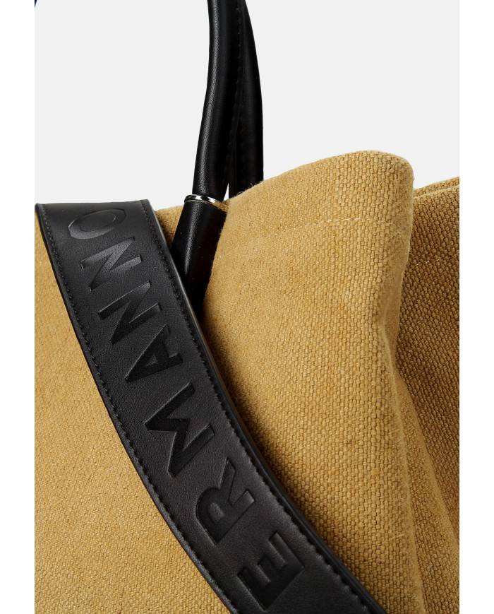 Ermanno Scervino 12402092 Borsa a spalla e a tracolla in tessuto Sabbia