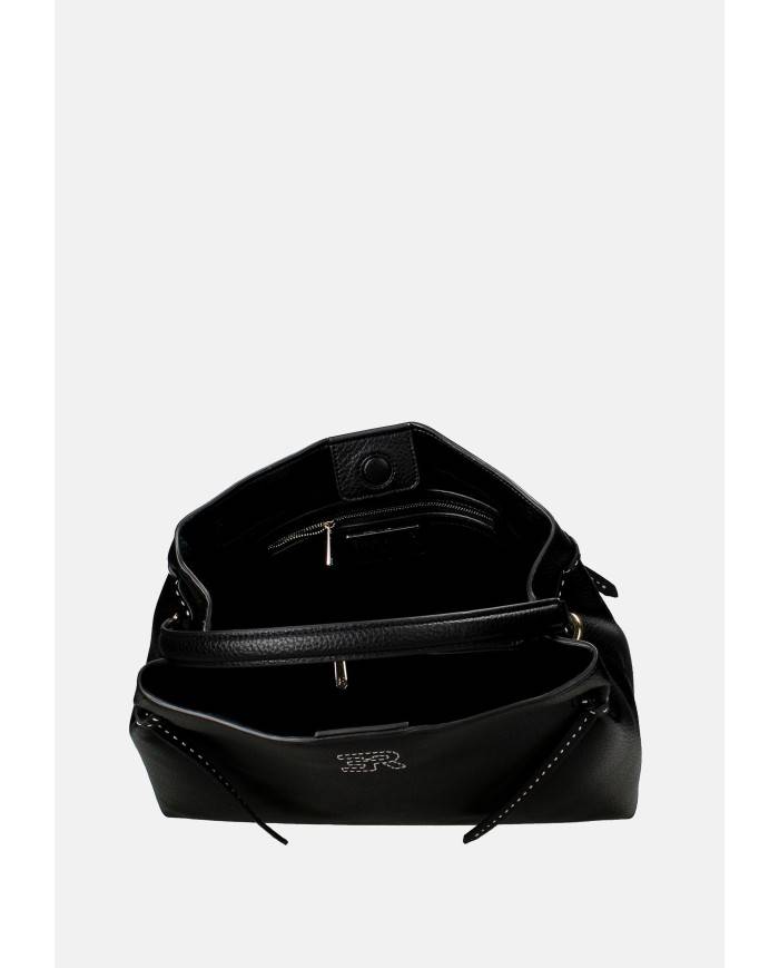 Ermanno Scervino 12402127 Borsa a spalla e a tracolla in ecopelle Nero