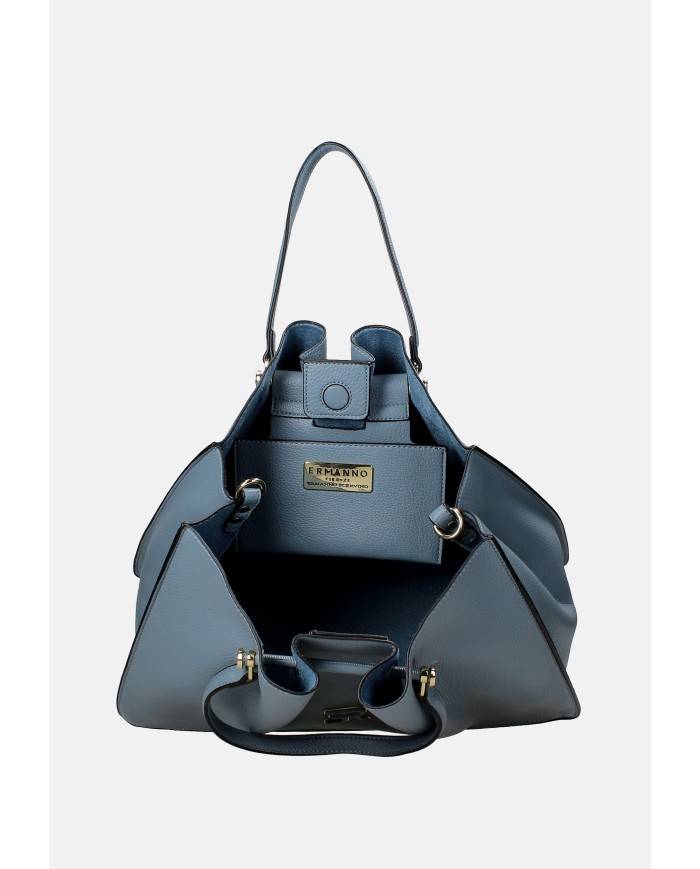 Ermanno Scervino 12402132 Borsa a mano in ecopelle Jeans