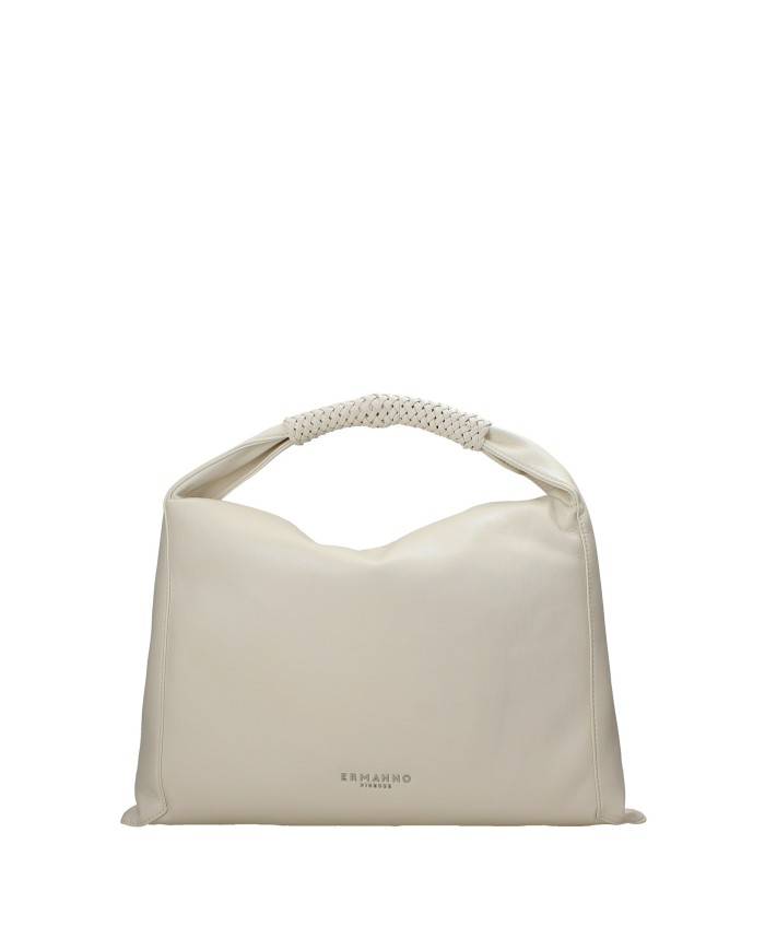 Ermanno Scervino 12402134 Borsa grande a spalla in ecopelle Panna