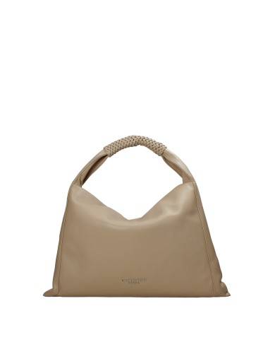 Ermanno Firenze 12402134 Borsa grande a spalla in ecopelle Sabbia