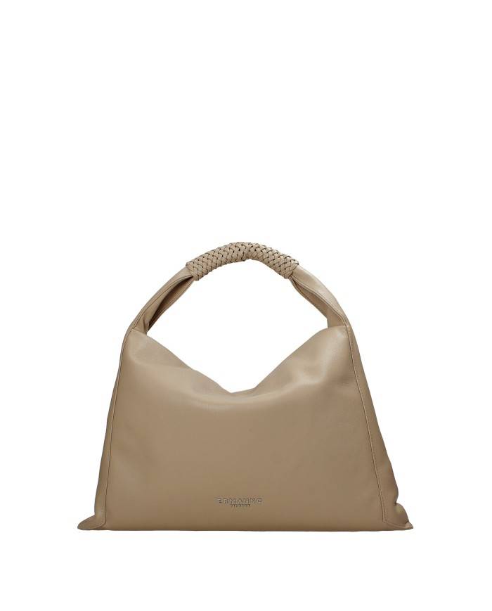 Ermanno Scervino 12402134 Borsa grande a spalla in ecopelle Sabbia