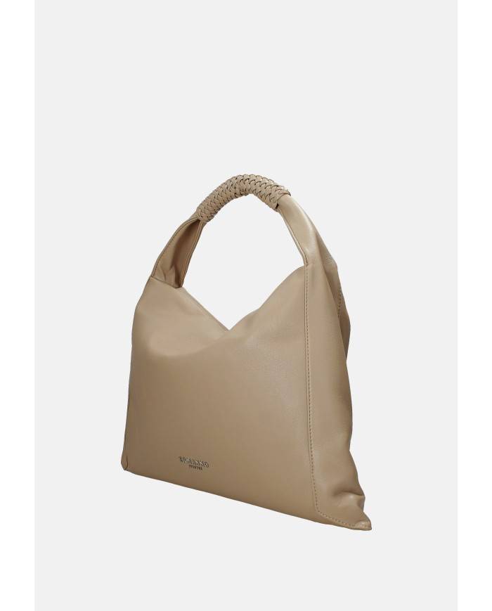 Ermanno Scervino 12402134 Borsa grande a spalla in ecopelle Sabbia