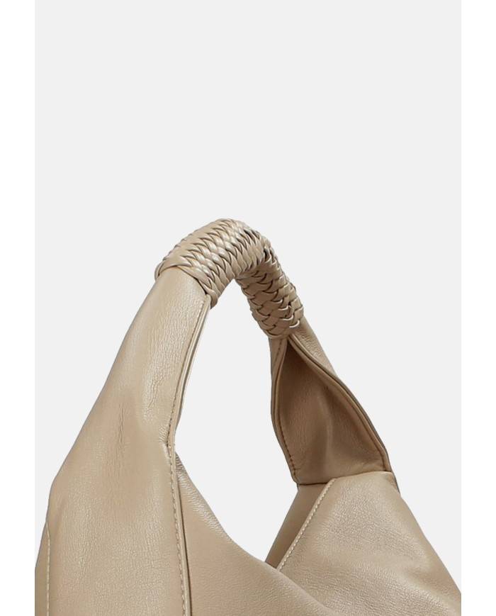 Ermanno Scervino 12402134 Borsa grande a spalla in ecopelle Sabbia