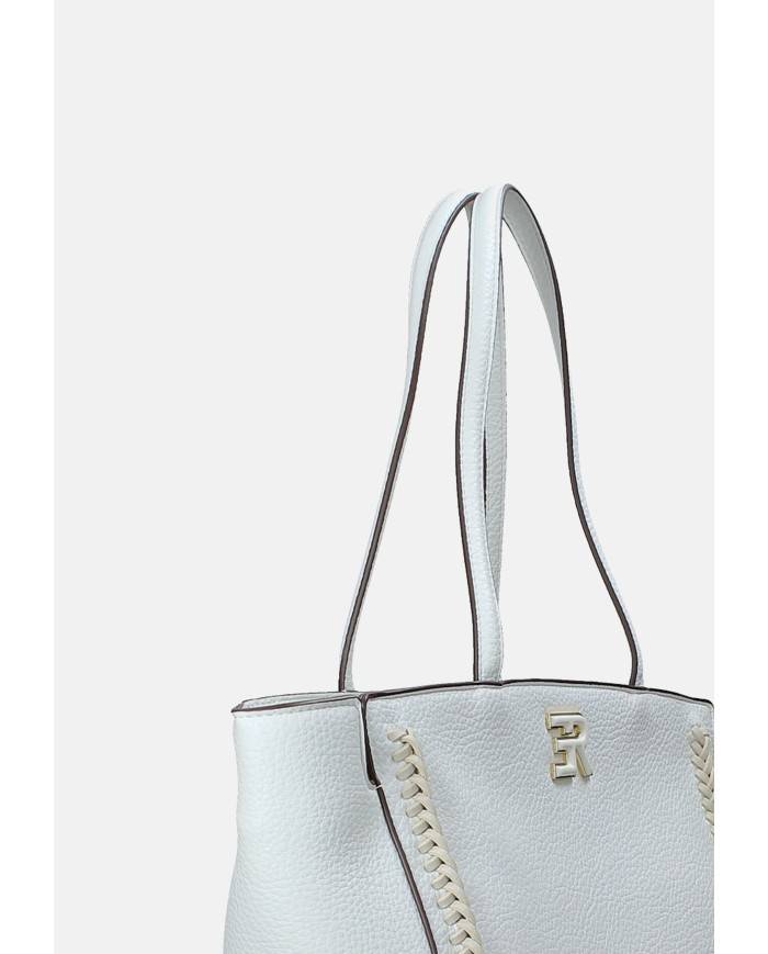 Ermanno Firenze 12402153 Borsa a spalla in ecopelle Bianco