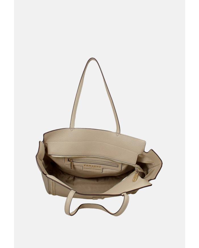 Ermanno Scervino 12402153 Borsa a spalla in ecopelle Sabbia