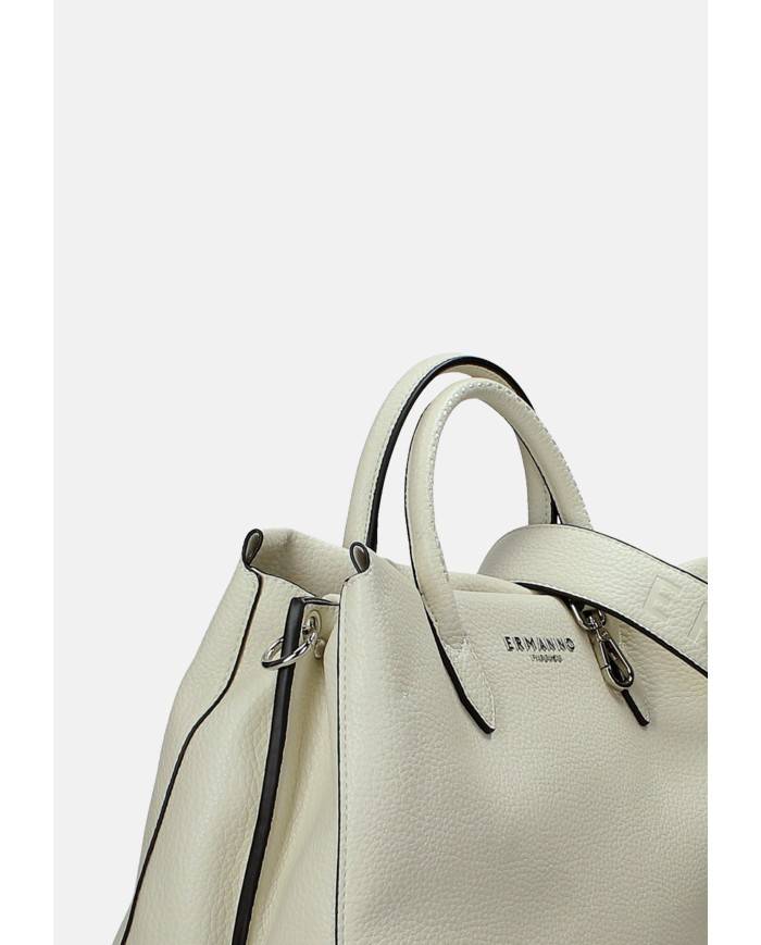 Ermanno Scervino 12402114 Borsa a spalla e a tracolla in ecopelle Panna