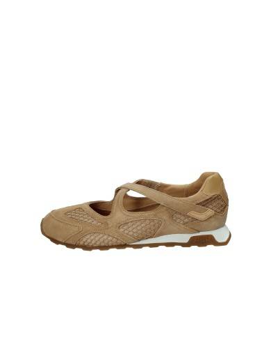 Ash Kore03 Ballerina sneaker in camoscio e mesh Tabacco