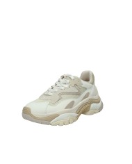 Ash Addict01 Sneaker donna chunky in nappa e rete Beige
