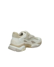 Ash Addict01 Sneaker donna chunky in nappa e rete Beige