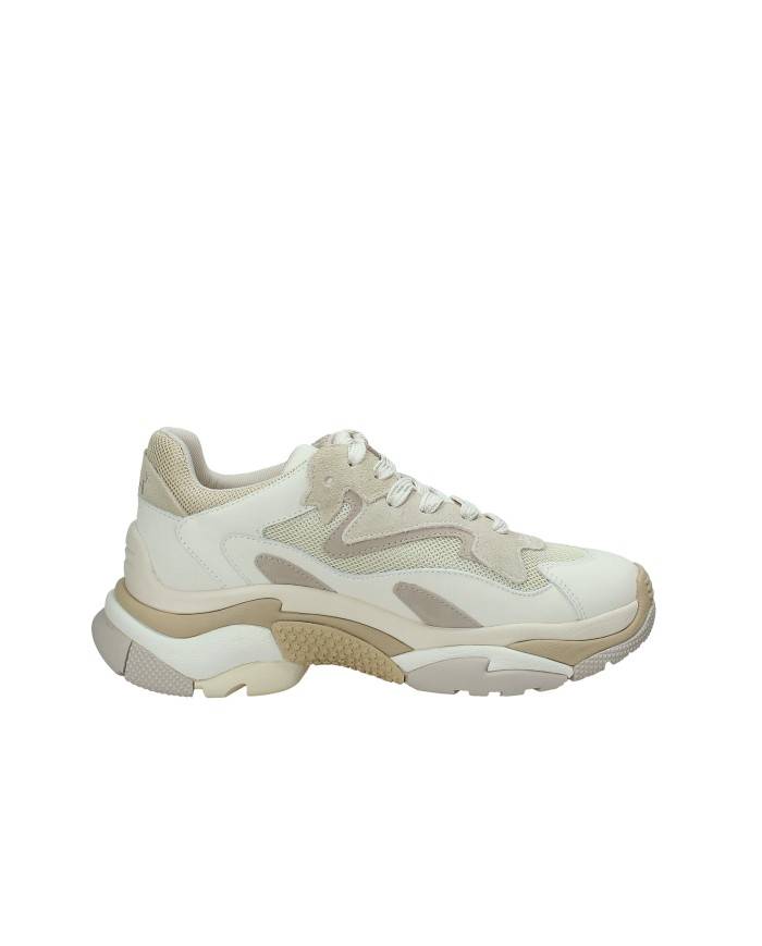 Ash Addict01 Sneaker donna chunky in nappa e rete Beige