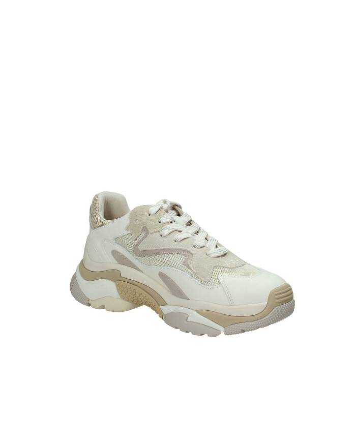 Ash Addict01 Sneaker donna chunky in nappa e rete Beige