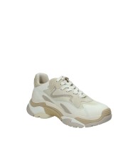 Ash Addict01 Sneaker donna chunky in nappa e rete Beige