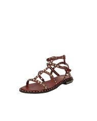 Ash Precious Sandalo basso borchiato in pelle Marrone