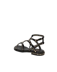 Ash Precious Sandalo basso borchiato in pelle Nero