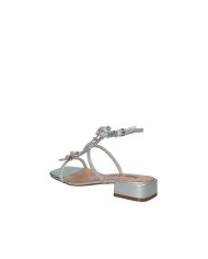 Bibi Lou 848z00hg Sandalo con tacco in pelle Argento