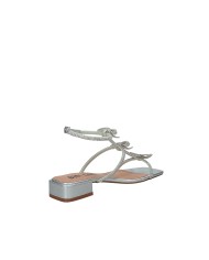 Bibi Lou 848z00hg Sandalo con tacco in pelle Argento