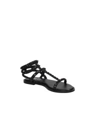 Bibi Lou 896z80hg Sandalo basso con borchie in pelle Nero