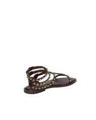 Bibi Lou 896z80hg Sandalo basso con borchie in pelle Testa Moro