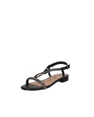 Bibi Lou 956z00hg Sandalo basso con microstrass in pelle Nero