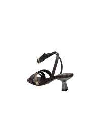 DonnaRì gd22g Sandalo con tacco in pelle laminata Testa Moro