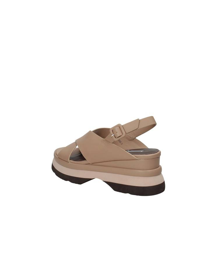 Jeannot aj523.c Sandali con zeppa in pelle Sabbia