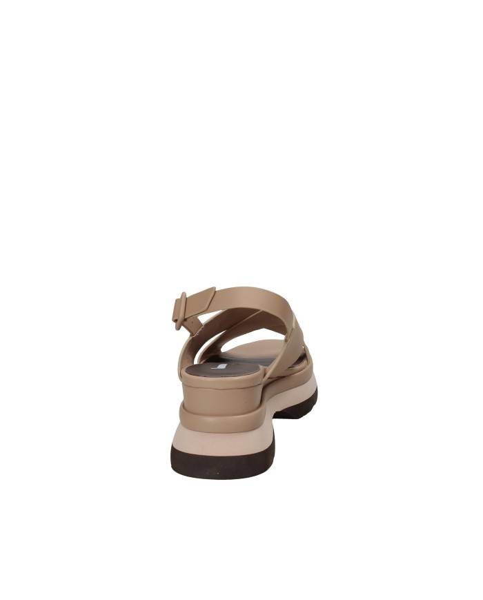 Jeannot aj523.c Sandali con zeppa in pelle Sabbia