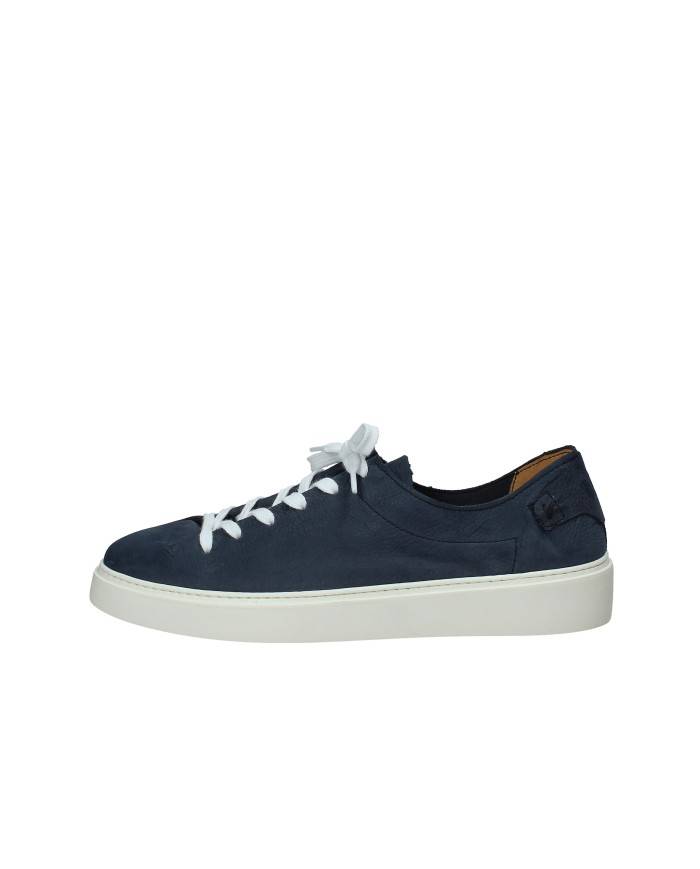 Pawelk's 26100 Sneaker bassa da uomo in nabuk Blu