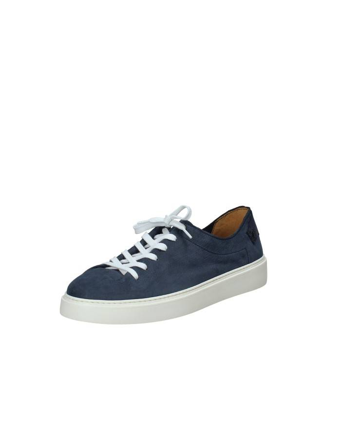 Pawelk's 26100 Sneaker bassa da uomo in nabuk Blu