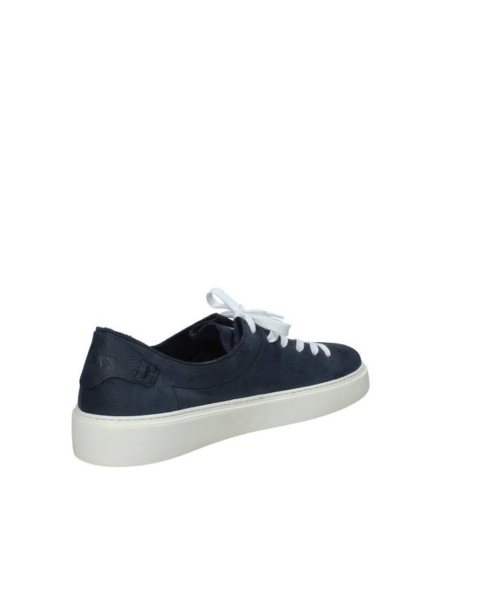 Pawelk's 26100 Sneaker bassa da uomo in nabuk Blu