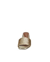 Arezzo 139190001 Sandalo alto scalzato in pelle laminata Oro