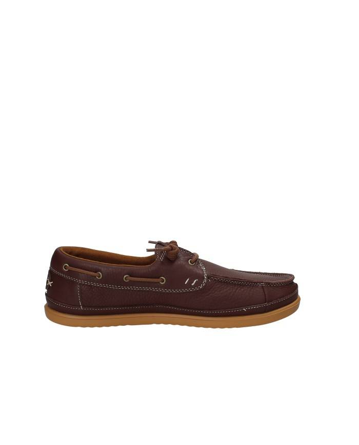 Hey Dude Shoes Harbor Lo Craft Leath.2lr Scarpa da barca in pelle Testa Moro