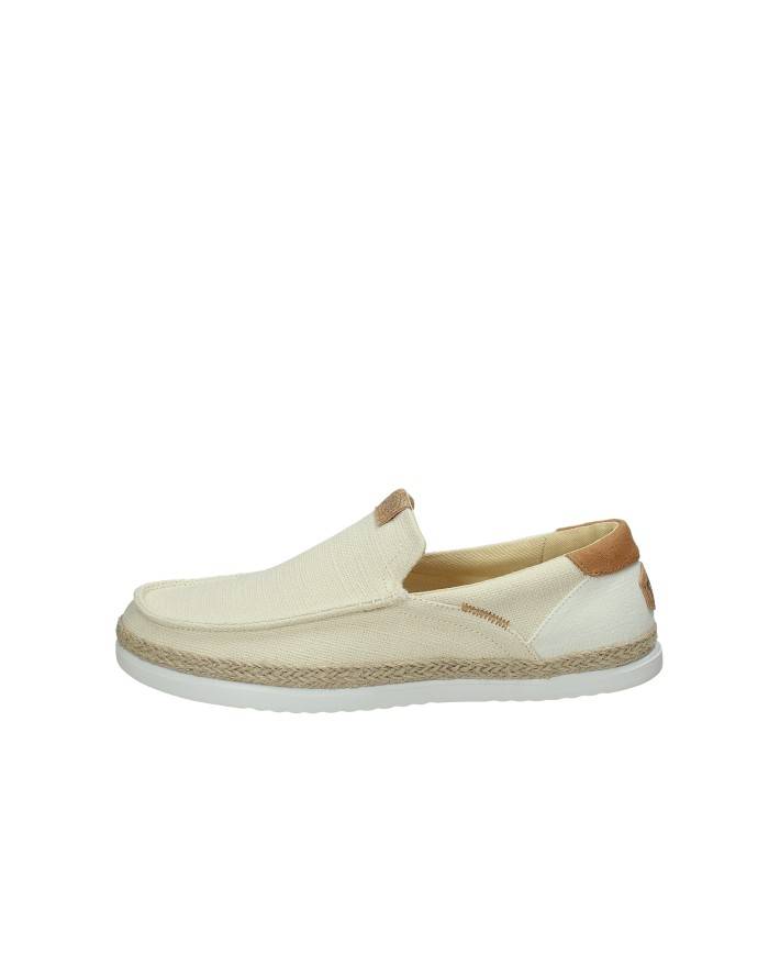 Hey Dude Shoes Harbor Lo Loafer Espa.0ni Mocassino sportivo da uomo slip-on in cotone Sabbia